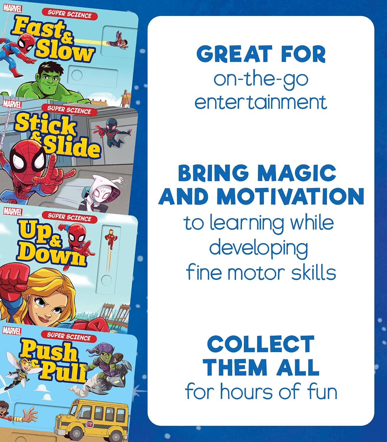 Disney Learning Super Science Push and Pull Board Book PreK