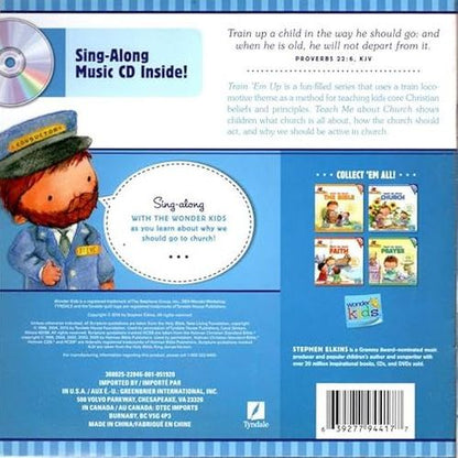 Wonder Kids Train Em Up: Teach Me About The Church Book & CD Sing