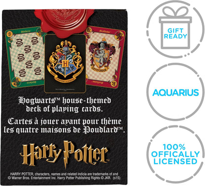 AQUARIUS Harry Potter Crests Playing Cards - Deck of Cards