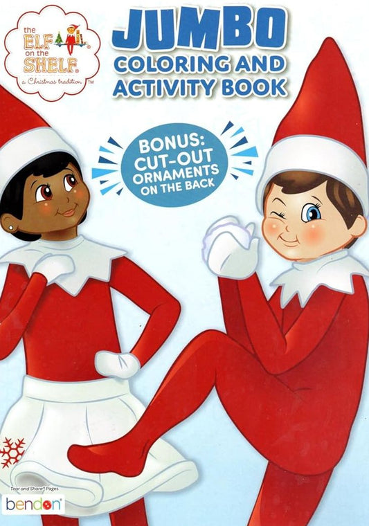 The Elf on The Shelf - Holiday and Christmas - Christmas Jumbo Coloring & Activity Book