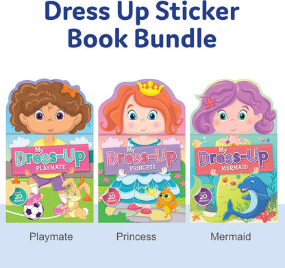My Dress-Up Mermaid, Princess, and Playmate Characters Paperback Book Set