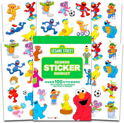 Sesame Street Educational Workbook Set for Toddlers - Bundle with 4 Workbooks