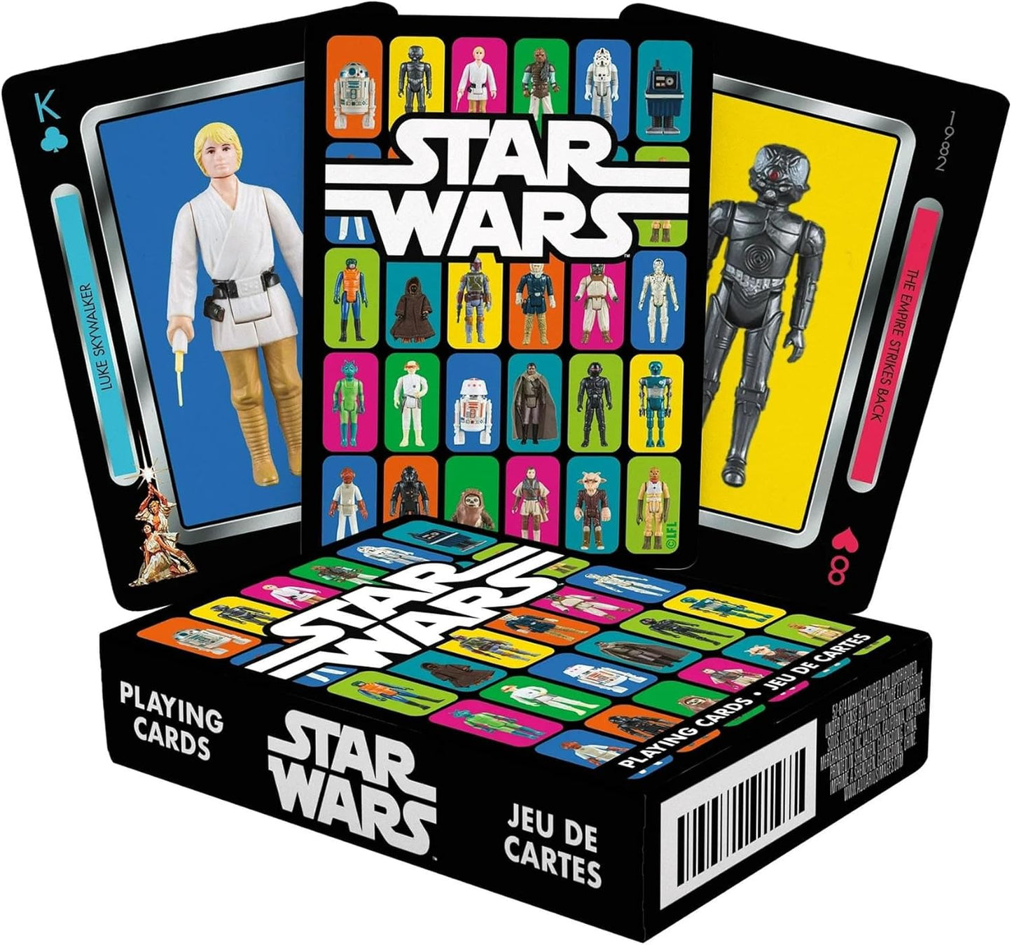 Aquarius - Star Wars Vintage Kenner Action Figures Playing Cards
