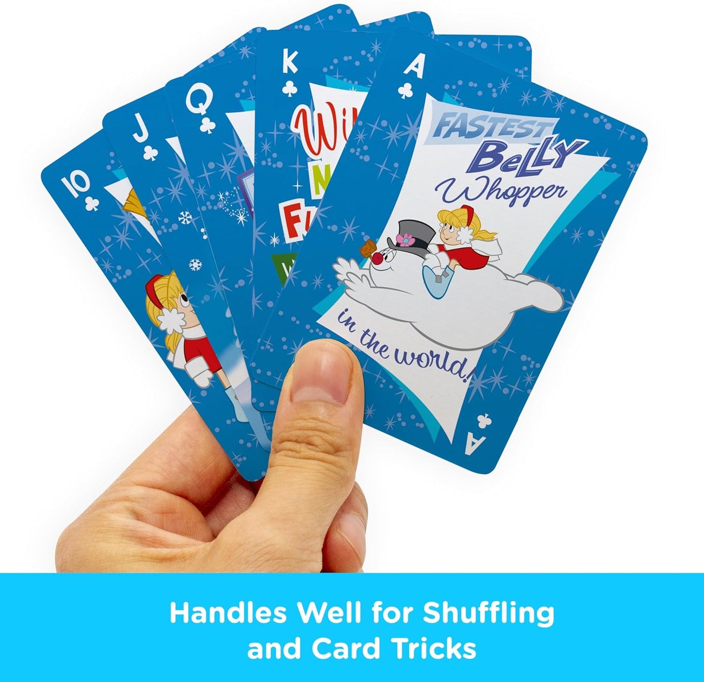 AQUARIUS Frosty the Snowman Playing Cards - Frosty Themed Deck of Cards