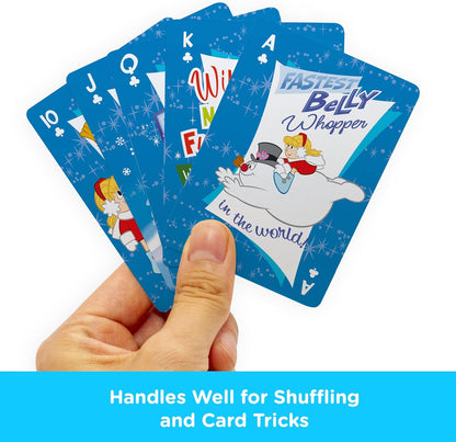 AQUARIUS Frosty the Snowman Playing Cards - Frosty Themed Deck of Cards