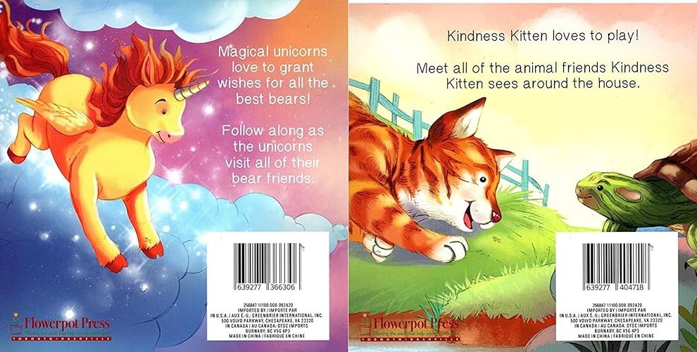 The Storybook Series - Unicorn Wishes, Kindness Kitten - Children's Book (Set of 2 Books)