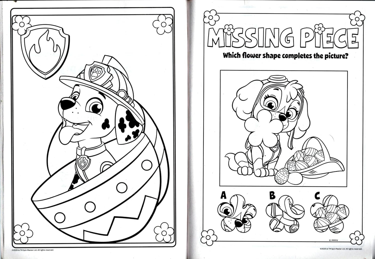 Paw Patrol - Happy Easter, Pups! - Jumbo Coloring & Activity Book