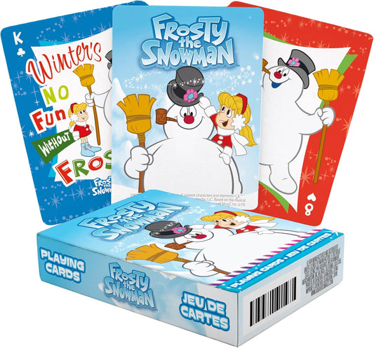 AQUARIUS Frosty the Snowman Playing Cards - Frosty Themed Deck of Cards