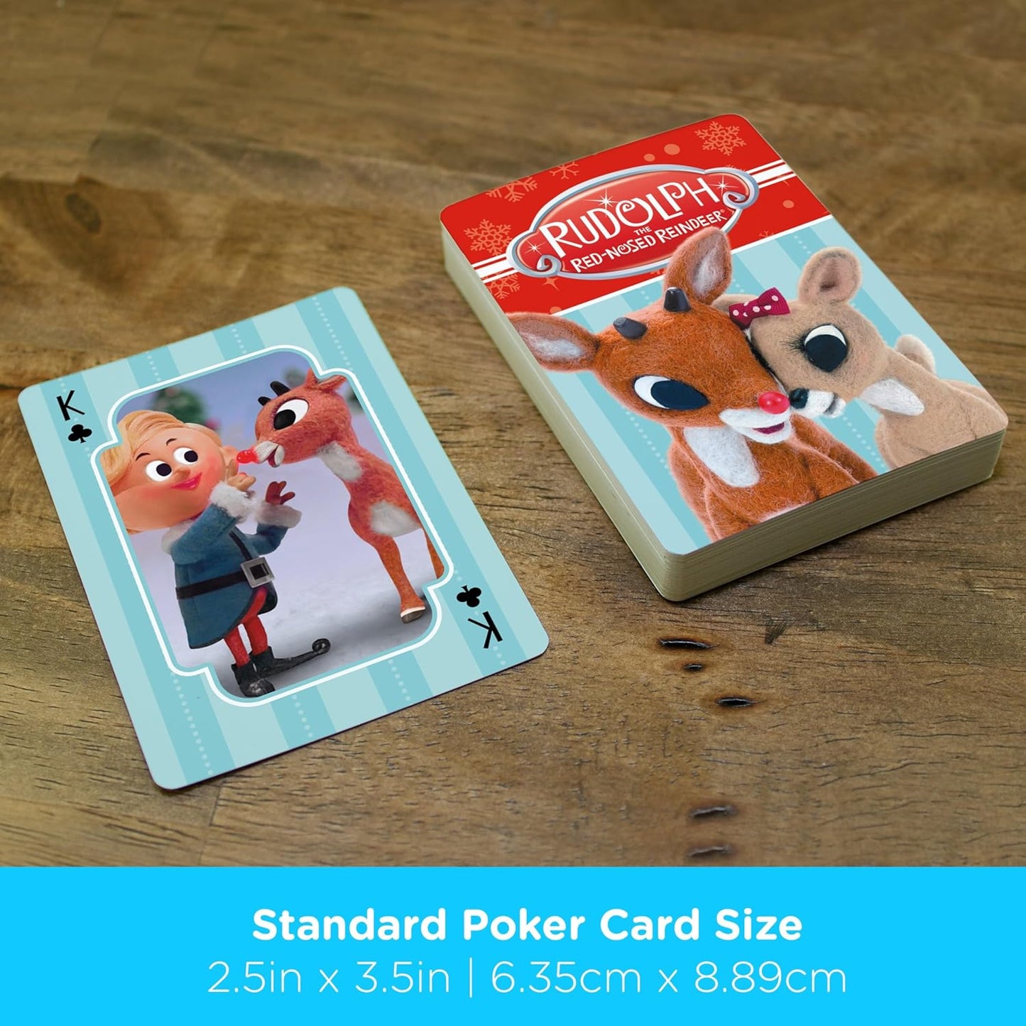 Aquarius Rudolph Playing Cards - Rudolph The Red Nosed Reindeer