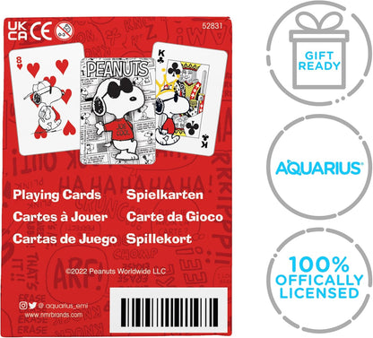 AQUARIUS Peanuts Joe Cool Playing Cards - Joe Cool