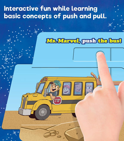 Disney Learning Super Science Push and Pull Board Book PreK