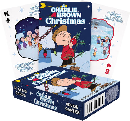 AQUARIUS Peanuts Charlie Brown Christmas Playing Cards