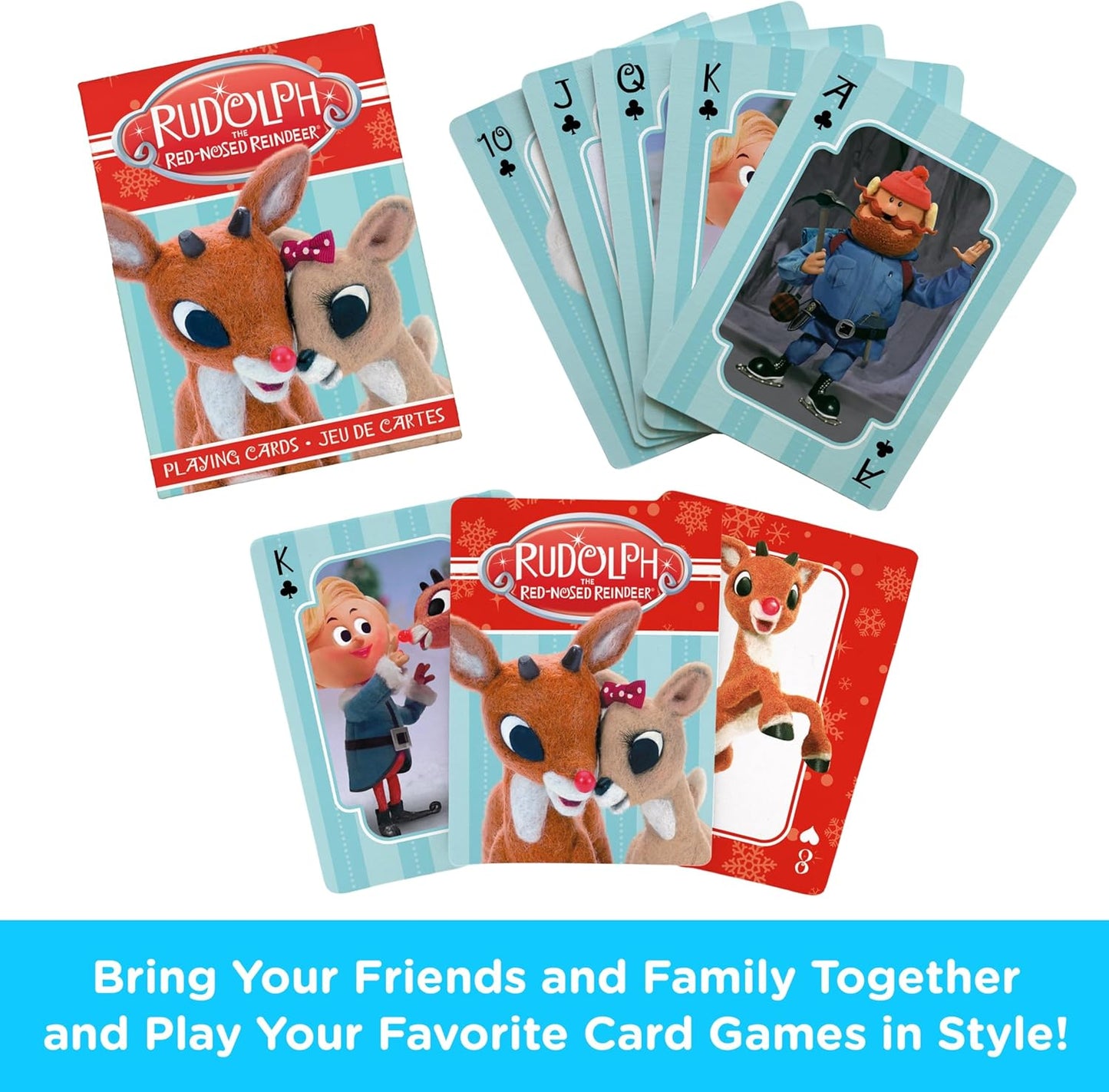 Aquarius Rudolph Playing Cards - Rudolph The Red Nosed Reindeer