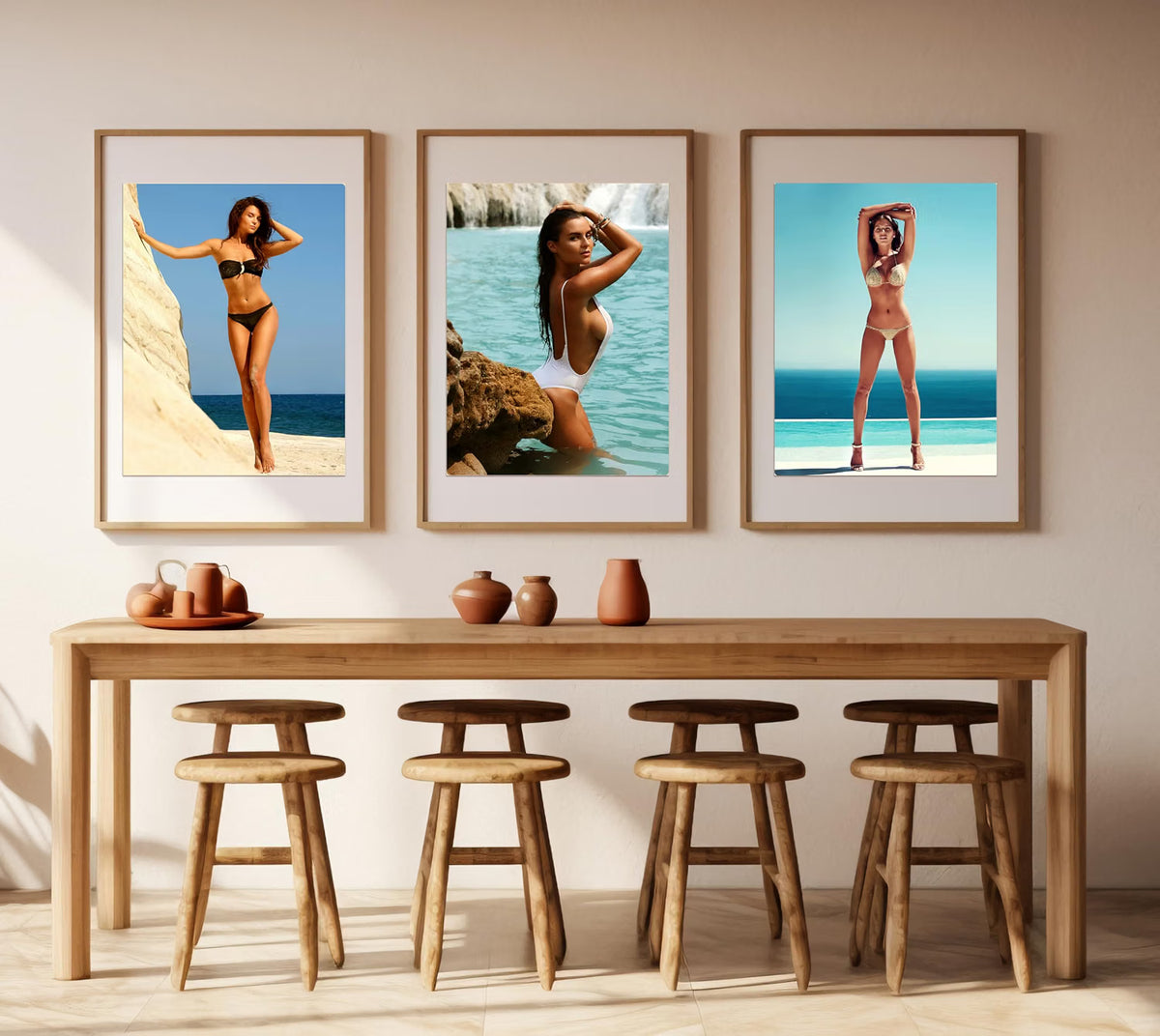2027 Wall Oversized Poster Swimsuit Bikini Women Calendar - 12 Months v2