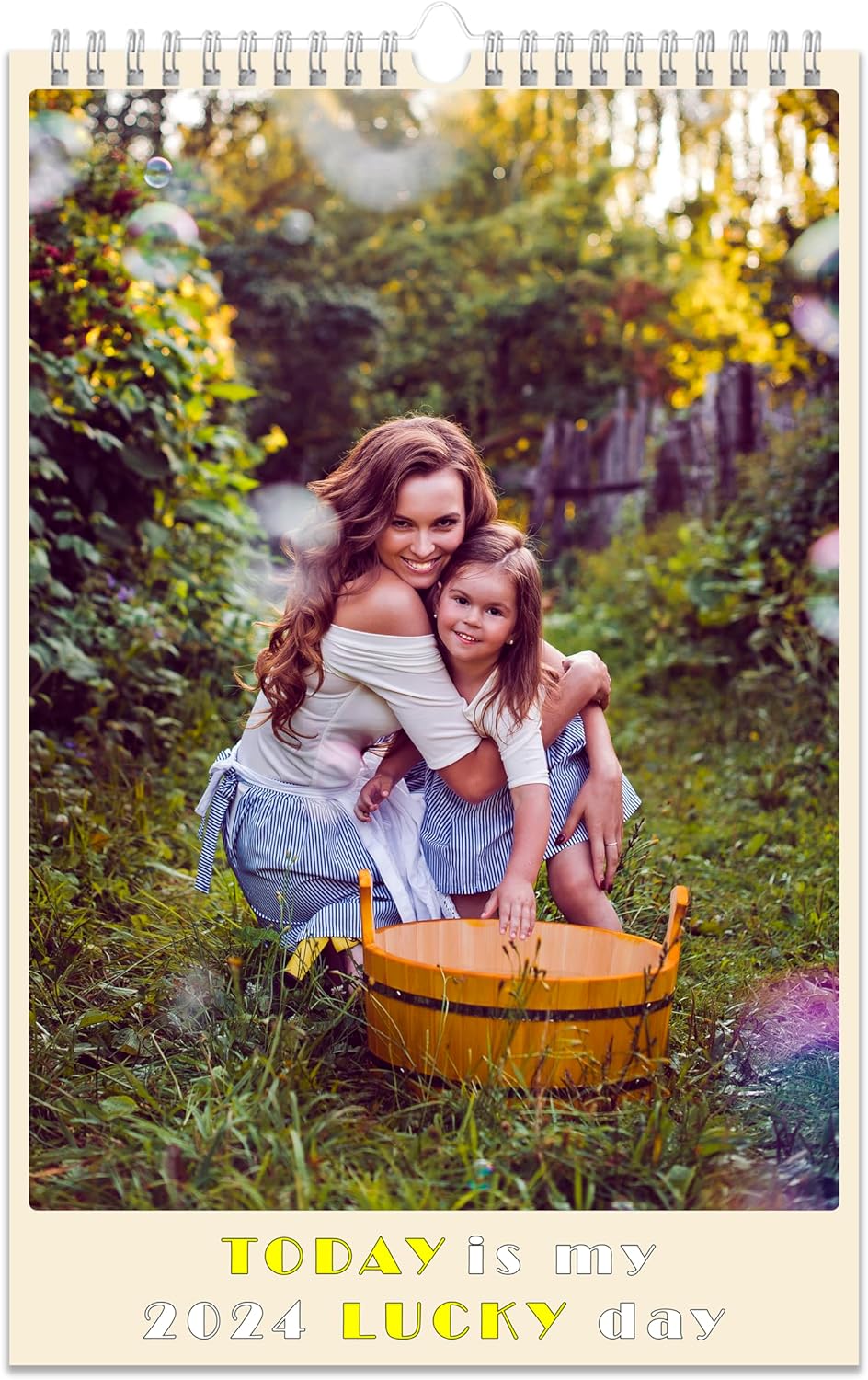 Personalized Custom 2024 Wall Calendar (Add Your Photos) Planner Premium Quality