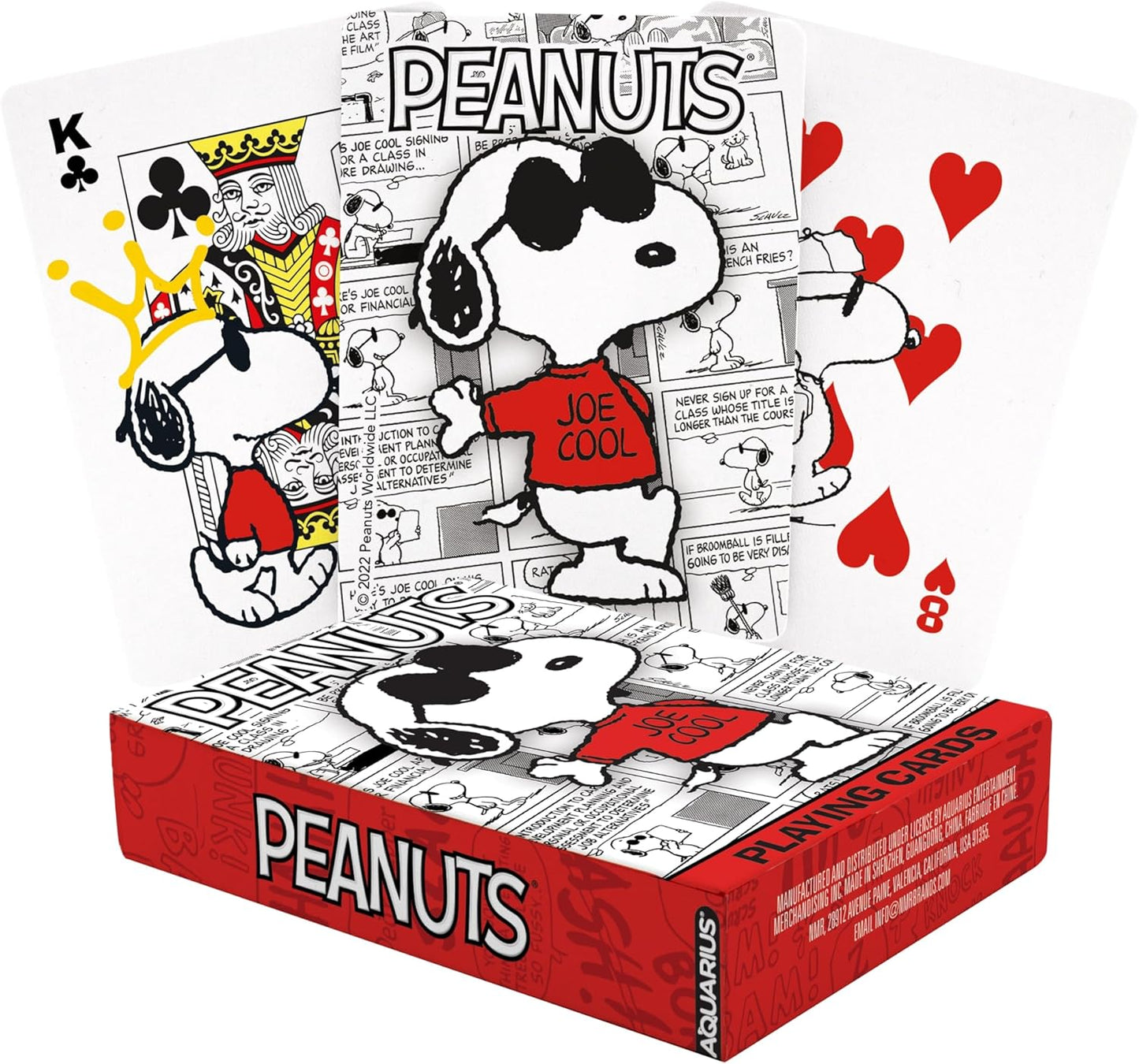 AQUARIUS Peanuts Joe Cool Playing Cards - Joe Cool