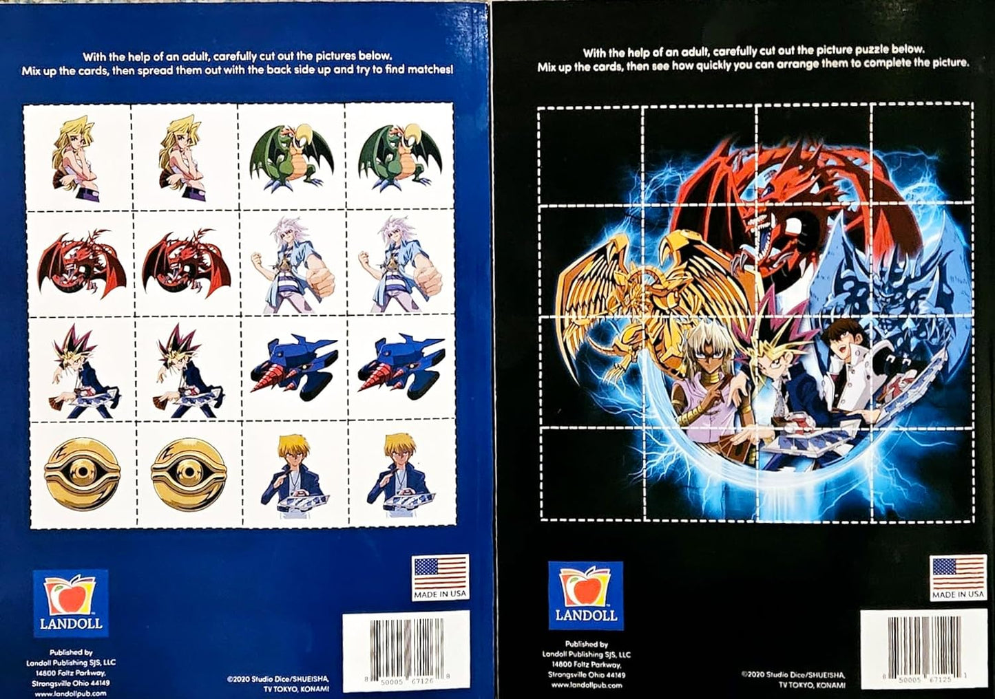 Yu-Gi-Oh! Jumbo Coloring & Activity Book Set of 2
