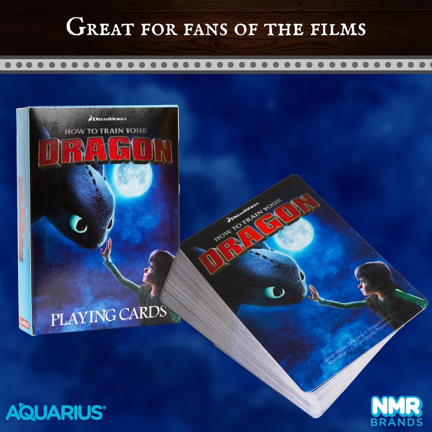 Aquarius How to Train Your Dragon Themed Playing Card Deck