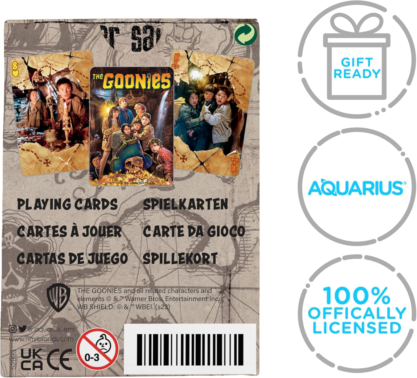 AQUARIUS Goonies Playing Cards – Goonies Themed Deck of Cards