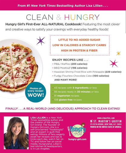 Hungry Girl Clean & Hungry: Easy All-Natural Recipes for Healthy - Book