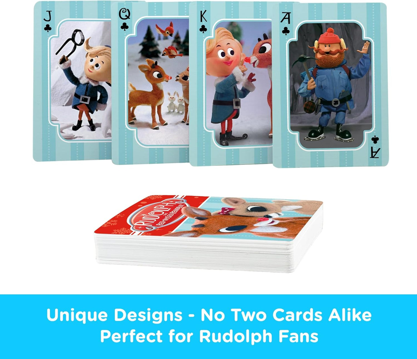 Aquarius Rudolph Playing Cards - Rudolph The Red Nosed Reindeer