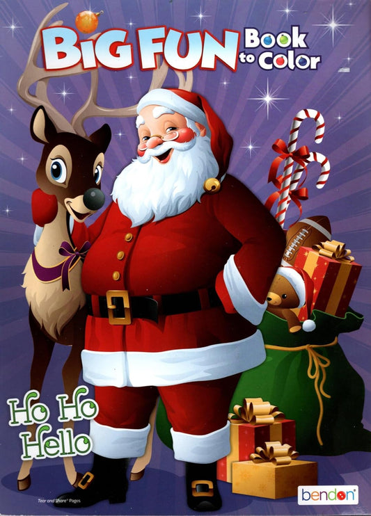 Ho Ho Hello - Christmas Coloring & Activity Book