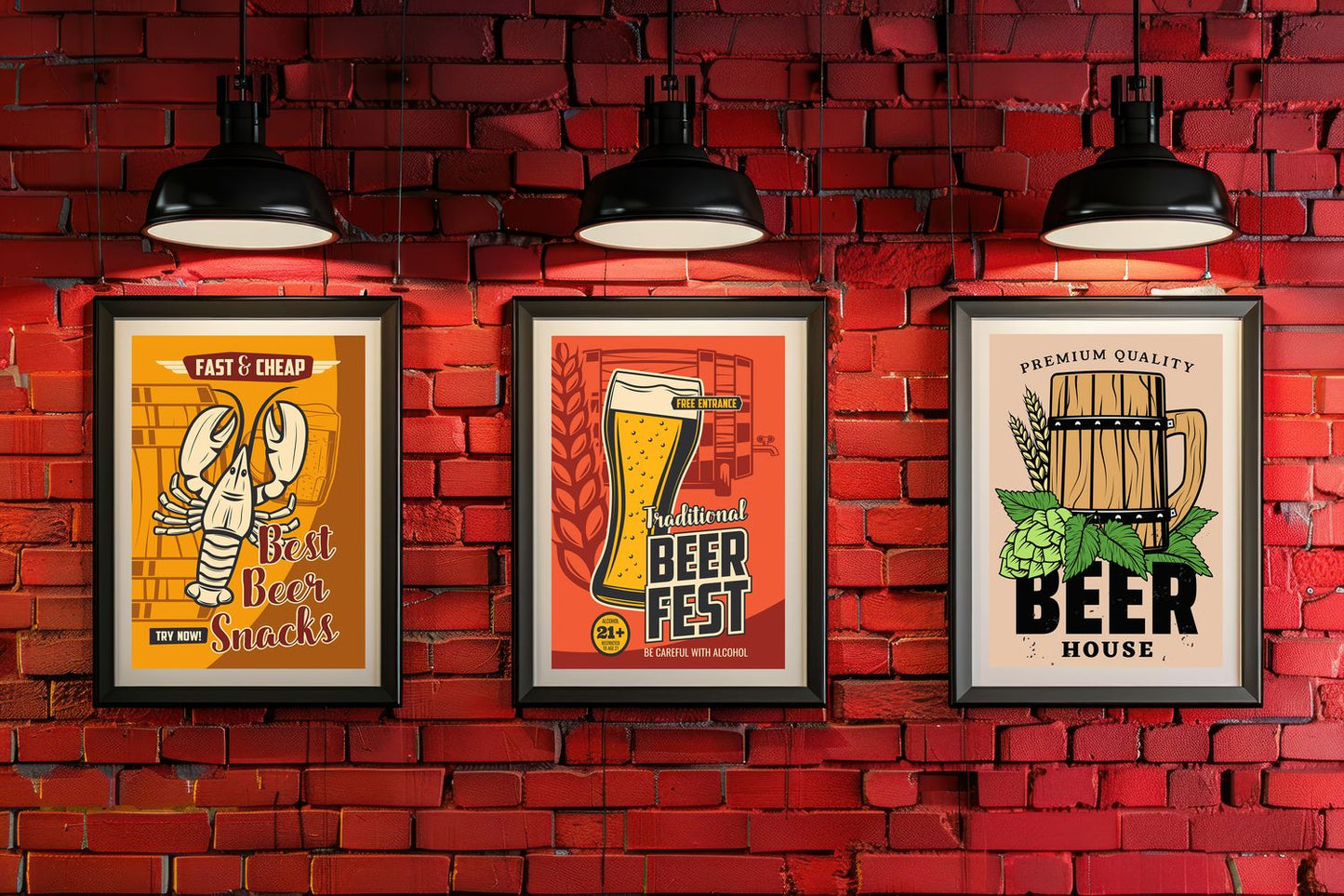 2027 Wall Oversized Art Poster Calendar Spiral-bound Twin-Wire Binding- Beer