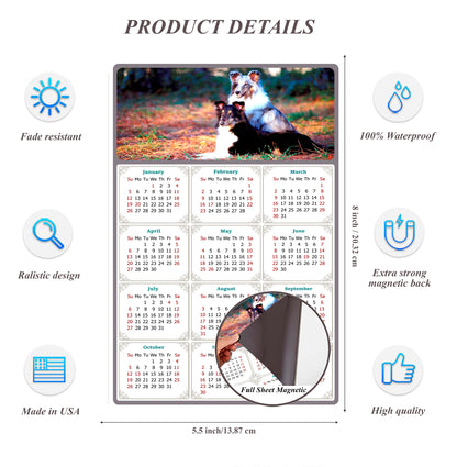 2026 Magnetic Calendar - Today is My Lucky Day (Fade, Tear, and Water Resistant)- Dogs Themed 09