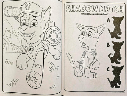 Halloween Coloring & Activity Book Set of 2 - Chase, Rubble, Skye Patrol