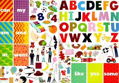 Stick-to Learning - First Words, Animals, Treasure Hunt, Dinosaurs - Sticker Book