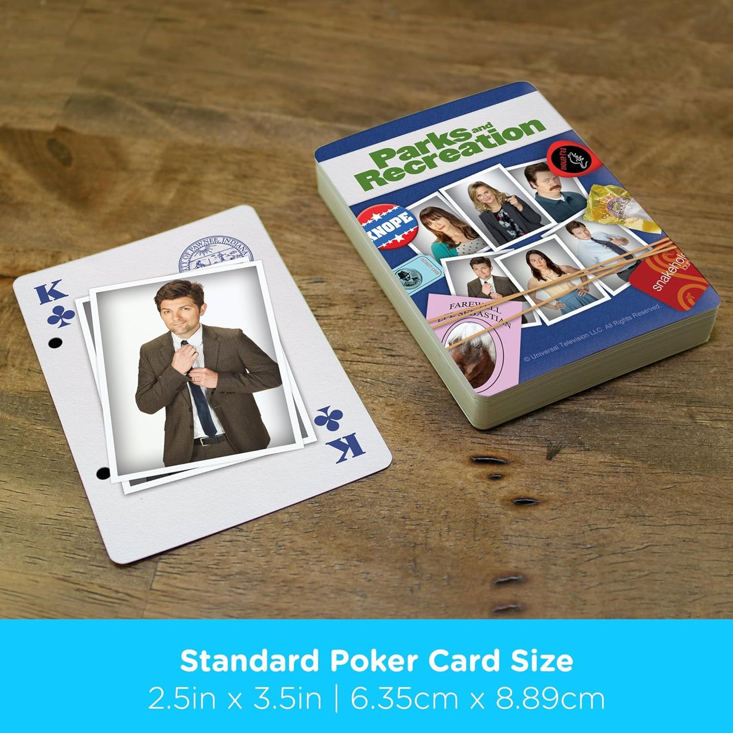 AQUARIUS Parks & Recreation Playing Cards – Parks & Recreation Themed Cards