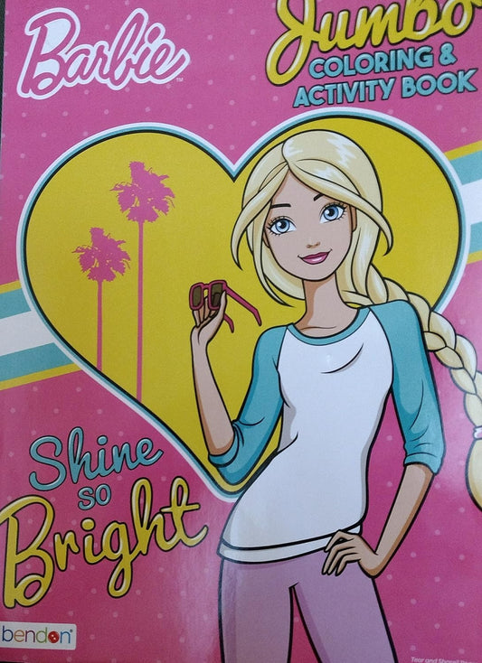 Barbie Shine So Bright Jumbo Coloring & Activity Book