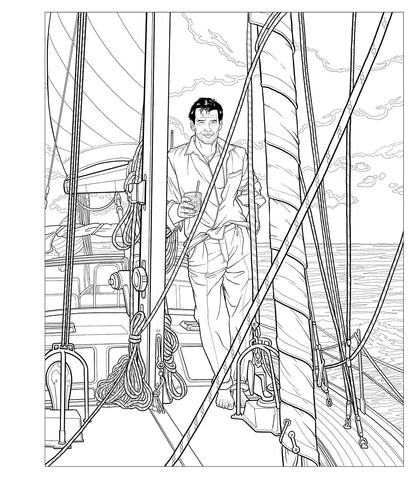 Crush and Color: Twentieth-Century Foxes: Old-School Heart Throbs Coloring Book