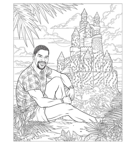Crush and Color: Twentieth-Century Foxes: Old-School Heart Throbs Coloring Book