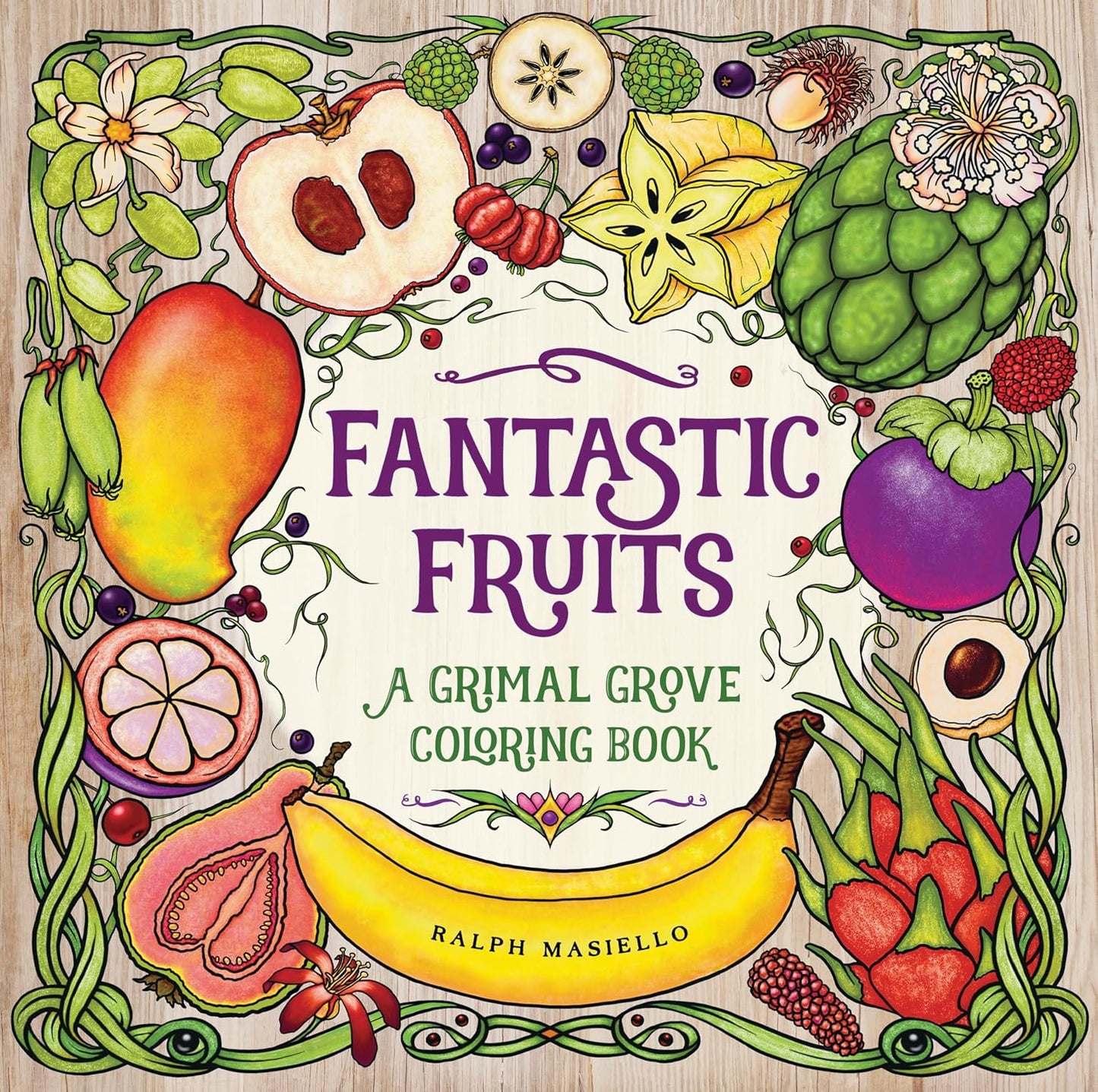 Fantastic Fruits: A Grimal Grove Coloring Book