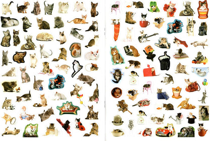 Horses & Ponies, Kittens - Sticker Activity Book - More Than 100 Reusable Set