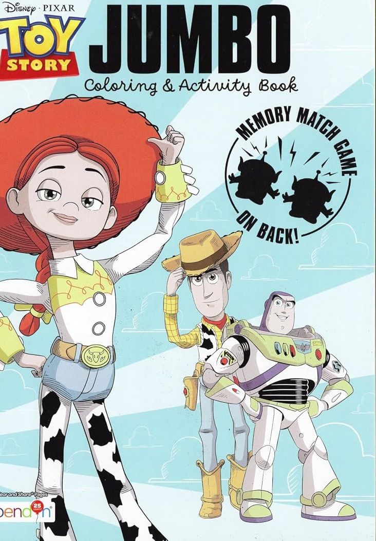 Toy Story- Jumbo Coloring & Activity Book v3