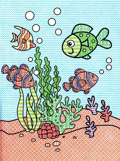 Paint with Water - Sea Life, Kittens, Jungle, Forest, Safari, Puppies Books (Set of 6 Books)