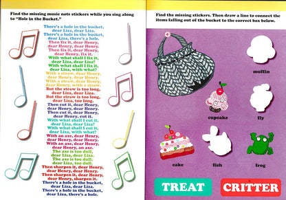 Stick-to Learning A Sing-A Long - Same or Different - Sticker Book