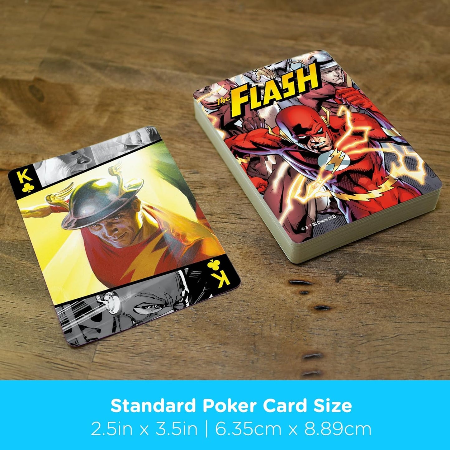 AQUARIUS DC Comics The Flash Playing Cards - The Flash Themed Deck of Cards