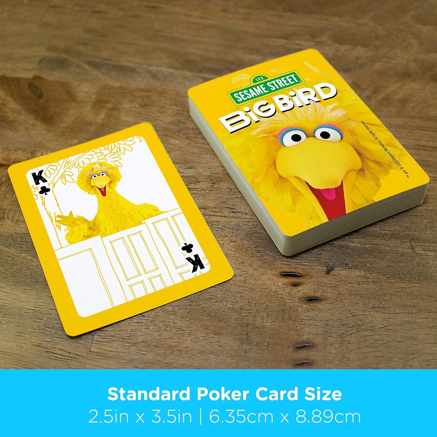AQUARIUS Sesame Street Big Bird - Playing Cards