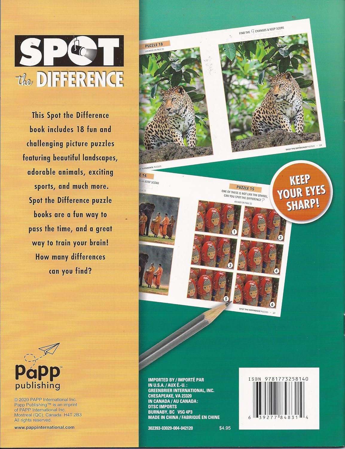 SPOT THE DIFFERENCE Test your powers of observation