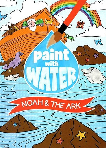 A Paint with Water - Book from the Bible - Noah &The Ark - Coloring Book