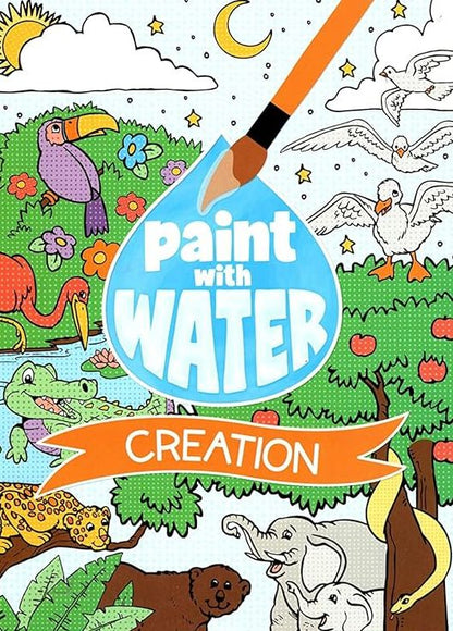 A Paint with Water - Book from the Bible - Creation - Coloring Books