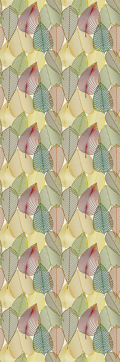 PELICAN INDUSTRIAL Deluxe School Locker Magnetic Wallpaper (Full Sheet Magnetic) - Full Cover Standard Half Lockers Pack of 12 Sheets - (Leaves vr38)