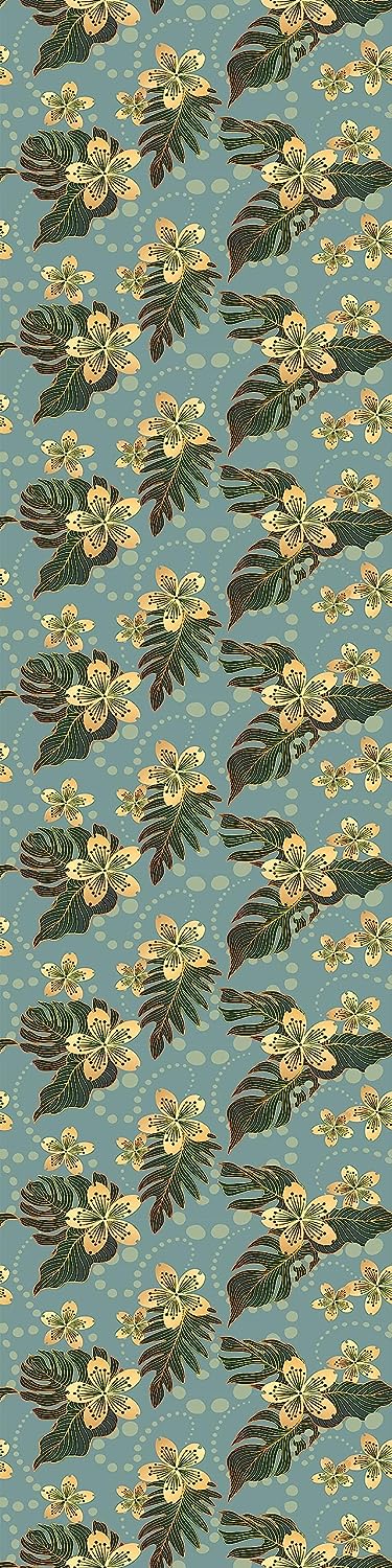 PELICAN INDUSTRIAL Locker Wallpaper Magnetic (Full Sheet Magnetic) - Remove & Reuse Decorative Vinyl - Made in USA - Fade, Tear and Water Resistant - Pack of 3 Sheets (Tropical Paradise) (vb063)