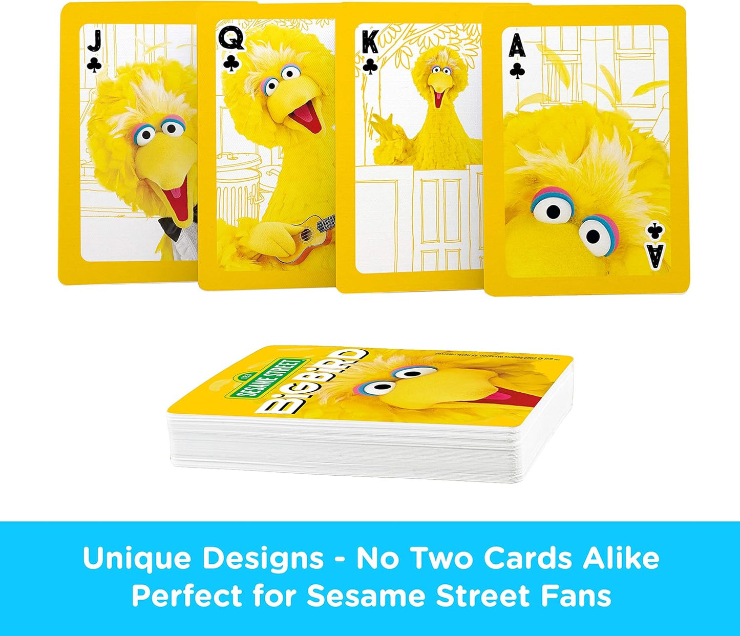 AQUARIUS Sesame Street Big Bird - Playing Cards