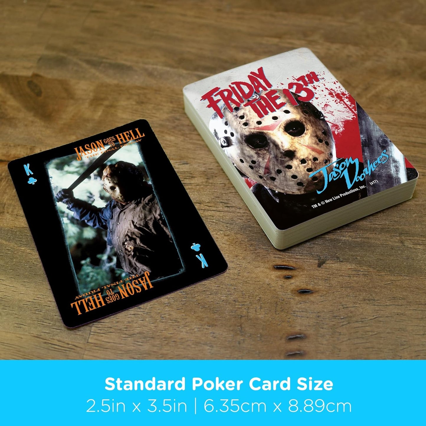 AQUARIUS Friday the 13th Playing Cards - Friday the 13th
