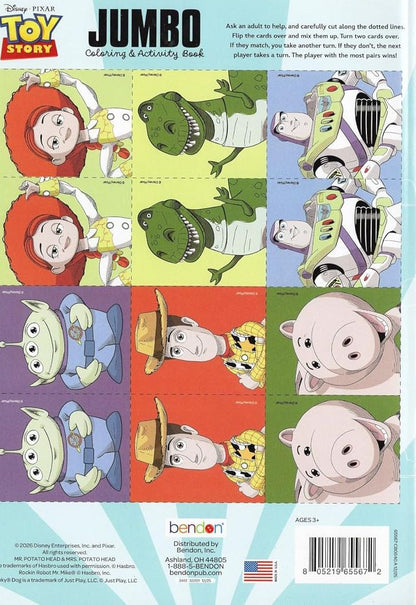 Toy Story- Jumbo Coloring & Activity Book v3