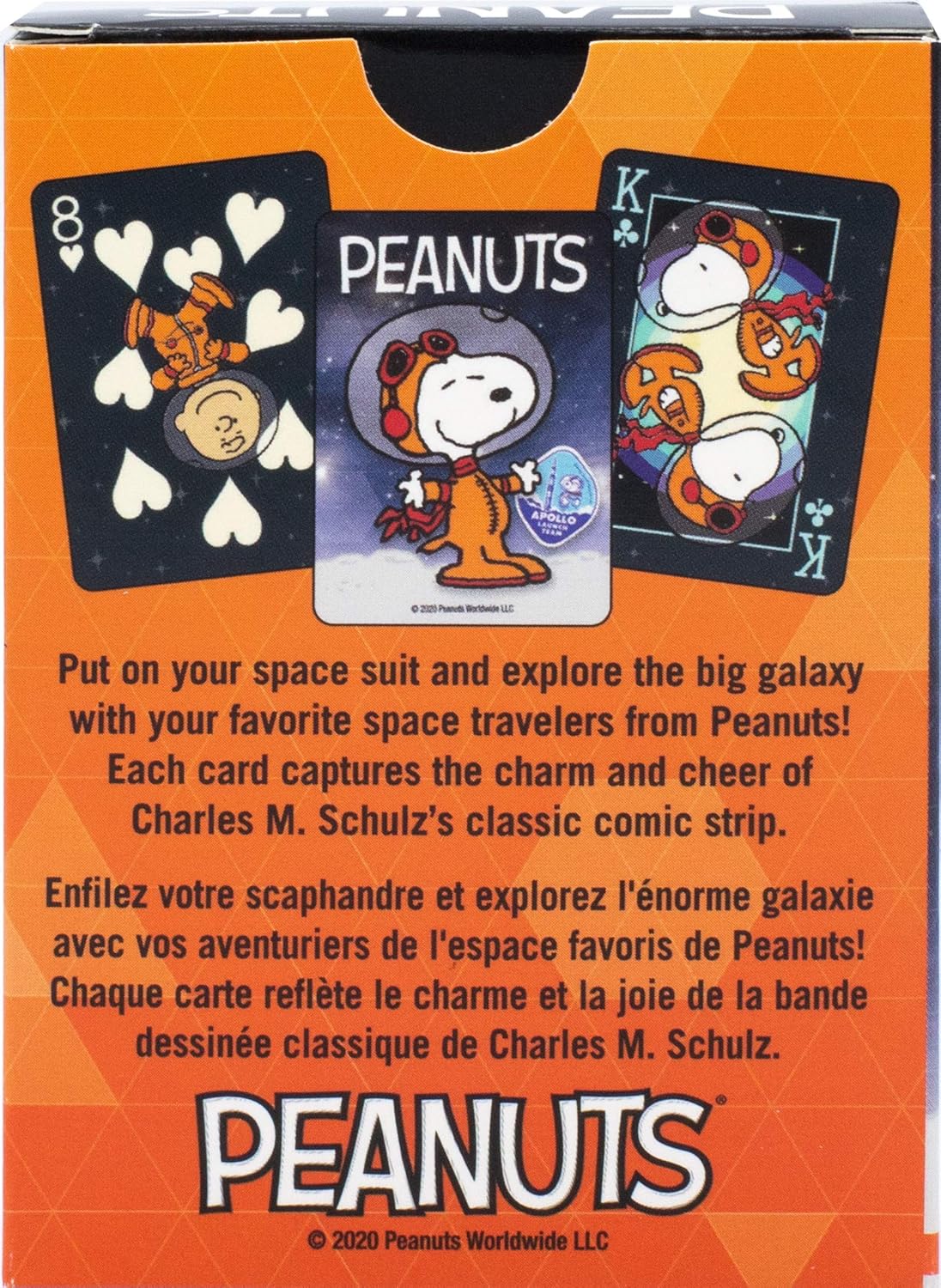 AQUARIUS Peanuts Snoopy in Space - Playing Cards